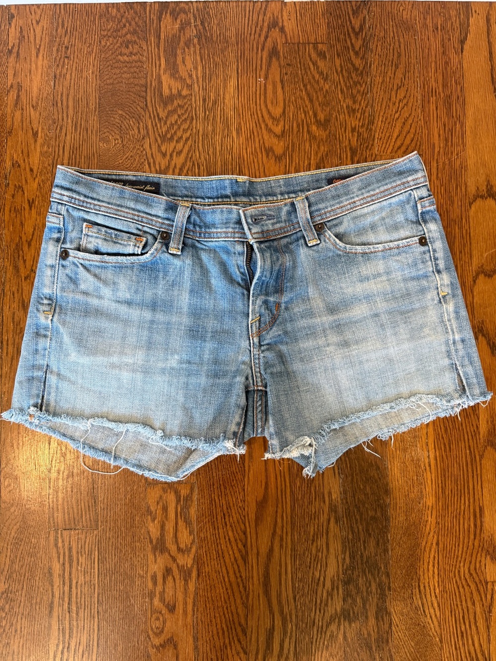 Citizens of Humanity Light Blue Denim Cutoff Shorts - Women's